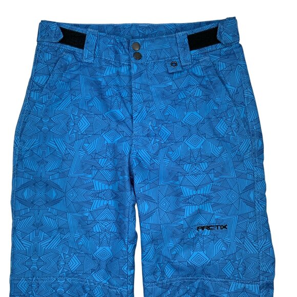 Arctix Kids Snow Pants with Reinforced Knees and Seat L Blue - Picture 8 of 14